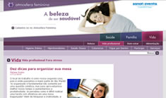 personal organizer na imprensa